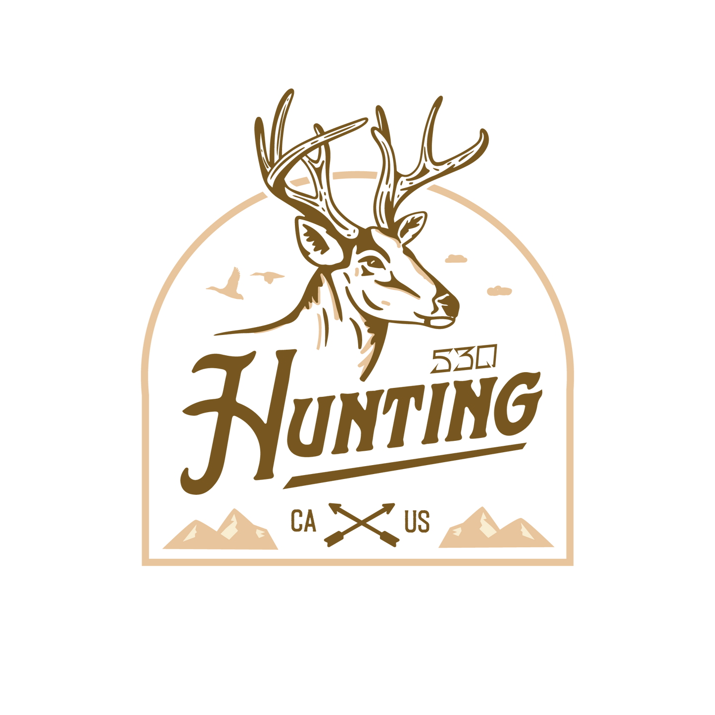 Deer 530 Hunting Decal