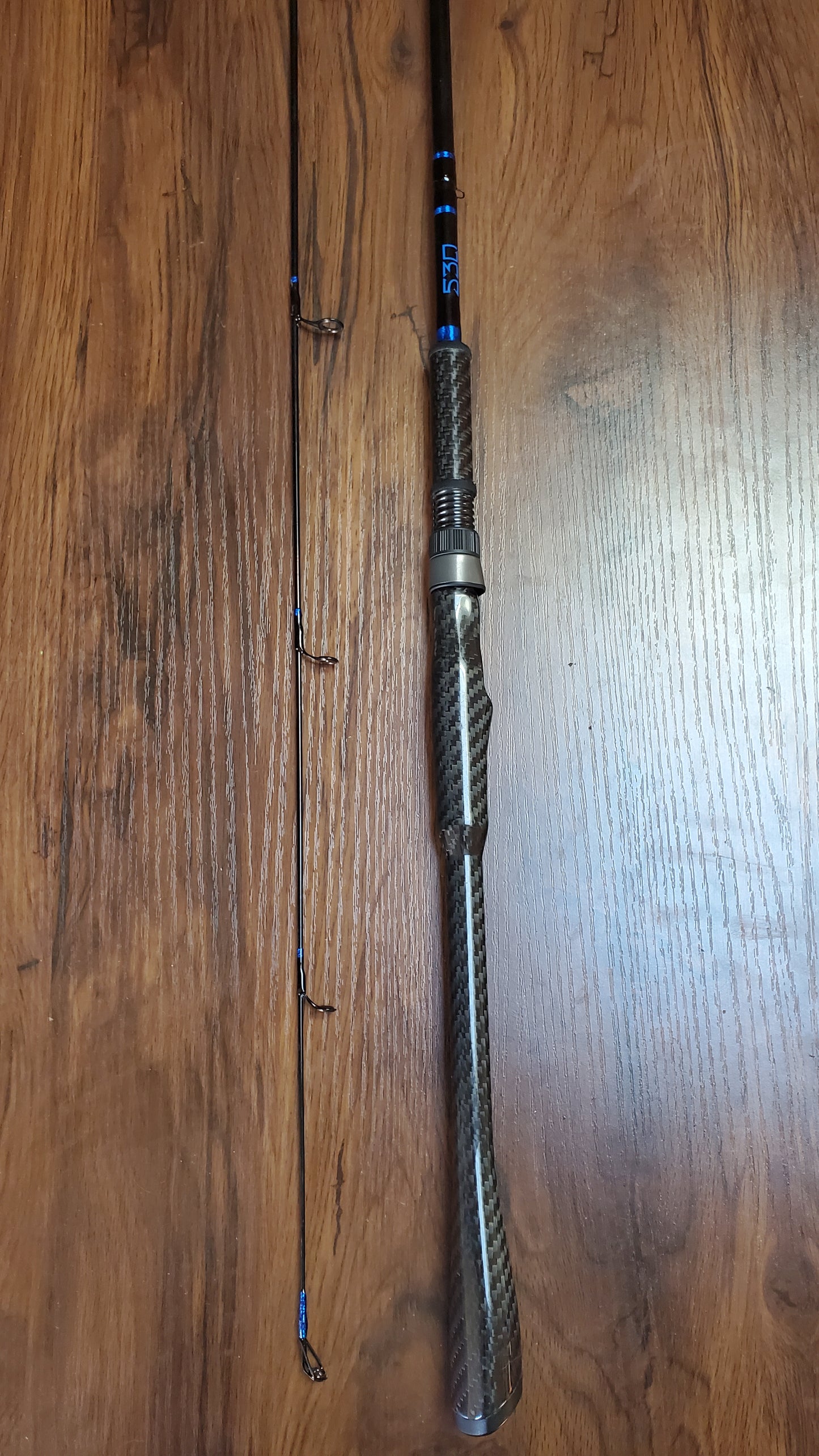 9' Light Spin Rod Blue