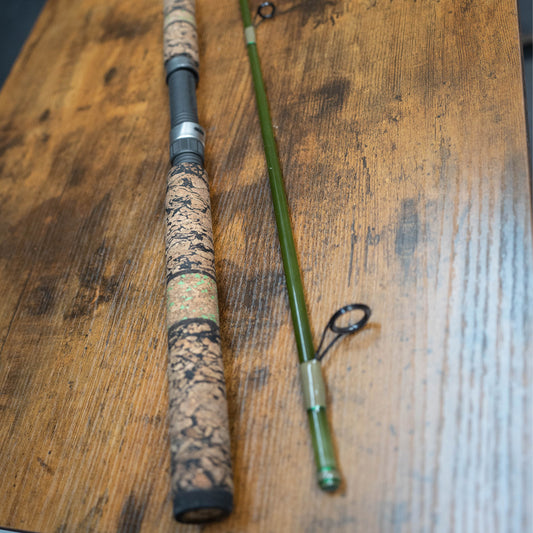 8'6" Custom 6wt Fiberglass Spinning Rod