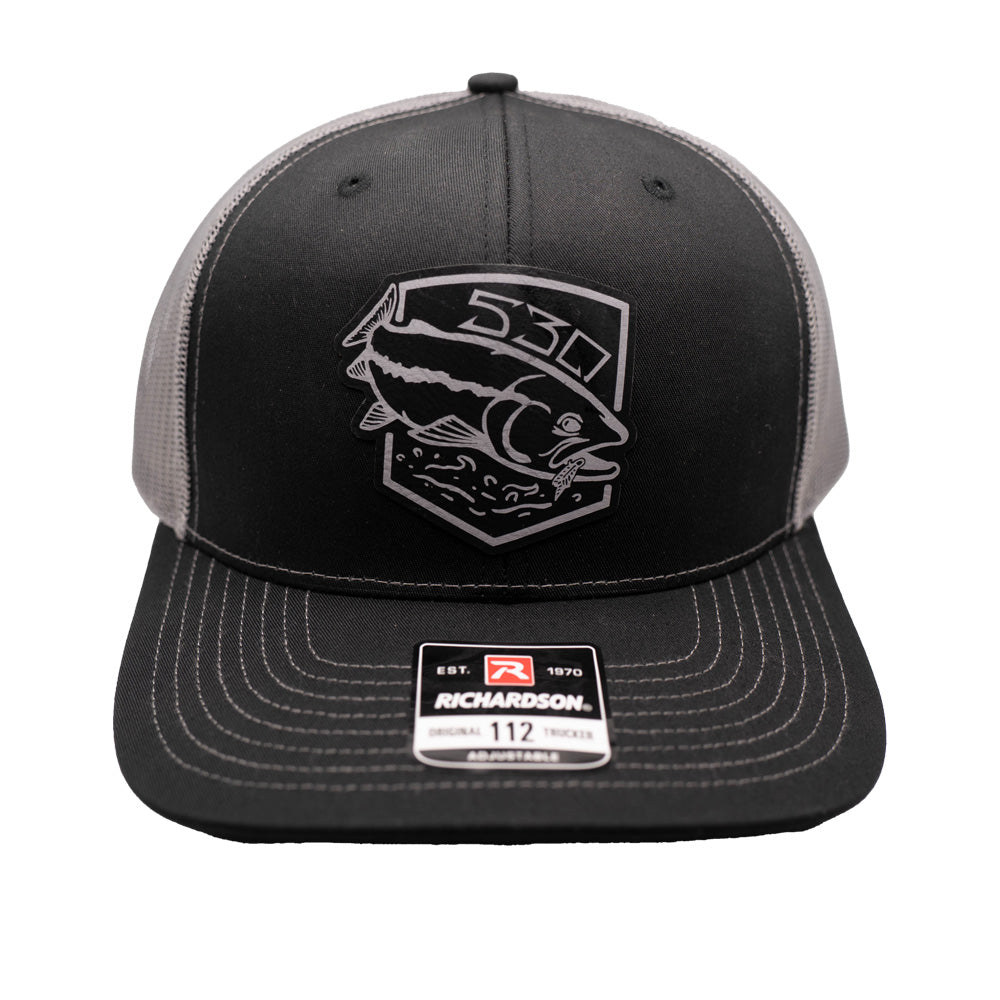 Black & Gray Pyramid Laker Trucker Hat